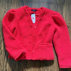 Red Button-Up Jacket